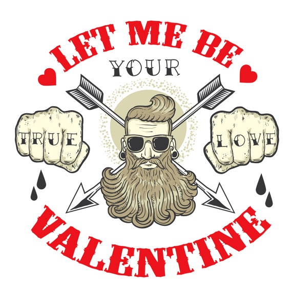 Happy Valentines Day Card Design Tattoo Art Design Tattoo Etsy