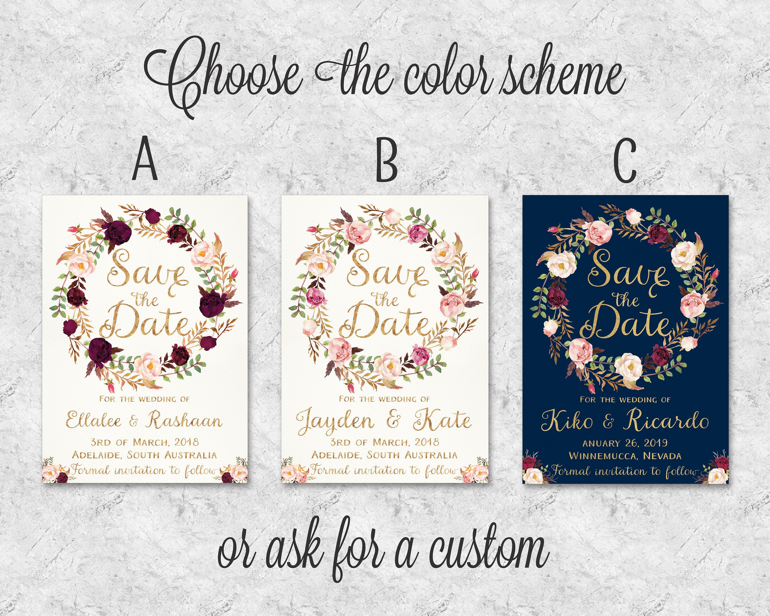Printable Save the Date Template - Save the date printable - Save the…