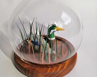 Ey Up Duck! Paper-Cut Duck Sculpture.