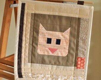 Cat Quilted Wall Art