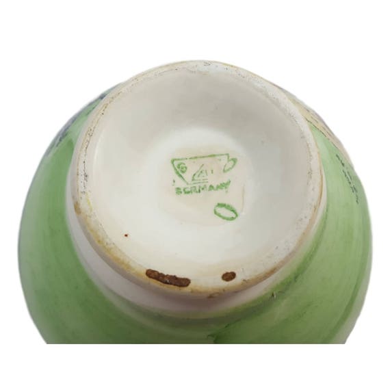 German Bowl Old Bowl German Porcelain Cup Chippy Vintage Bowl