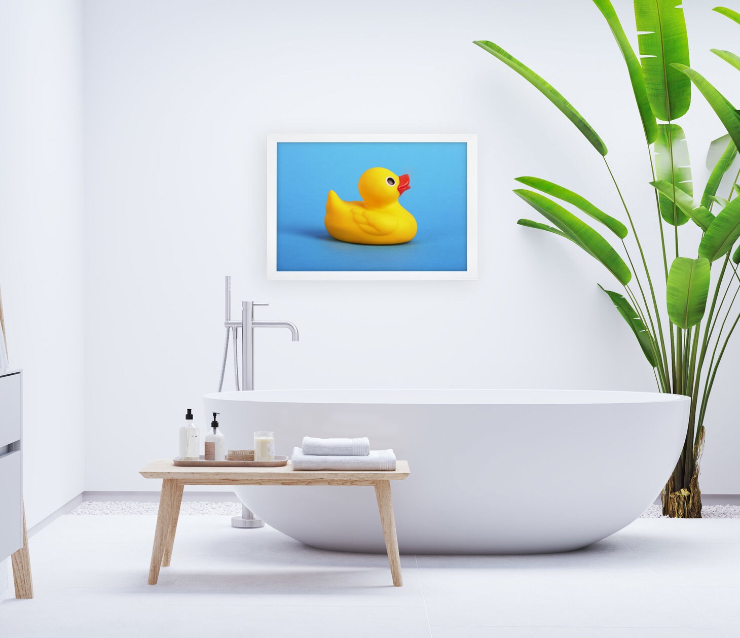 Yellow Rubber Duck Printable Wall Art Digital Download Etsy