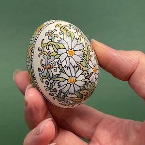 Traditional Ukrainian Easter Egg, Original Hand Painted Pysanka, Ukrainian Painted Egg Ornament