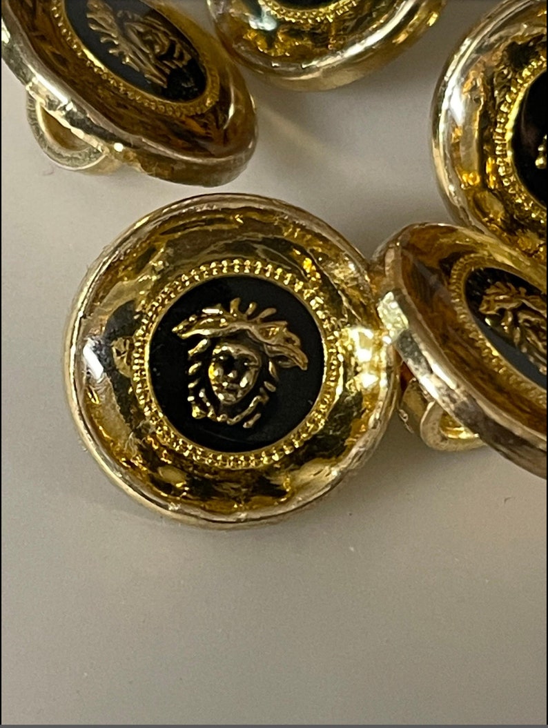 Utility Gold Buttons Gold Buttons (10) Pieces Updated - Etsy