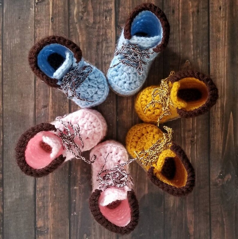 Baby Construction Boots Baby Boy Shoes Newborn Booties Etsy