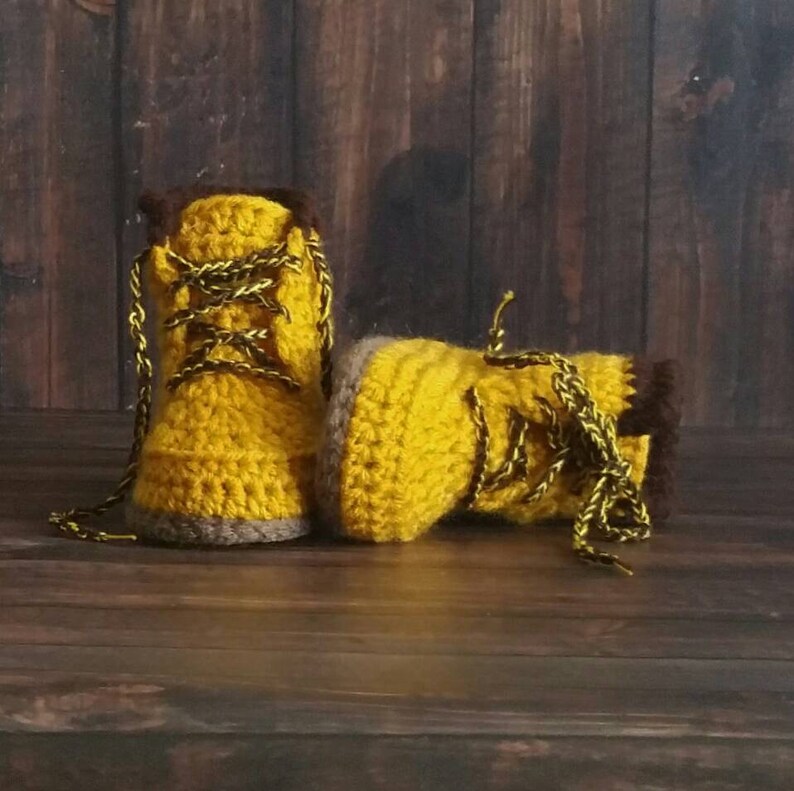 Baby Construction Boots Baby Boy Shoes Newborn Booties Etsy