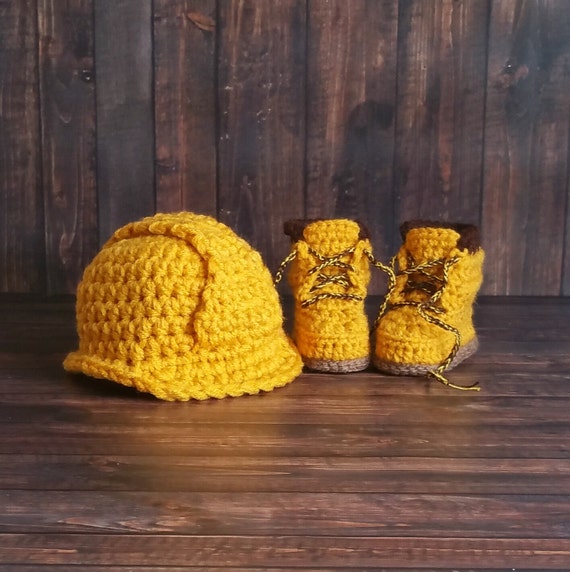 infant construction boots