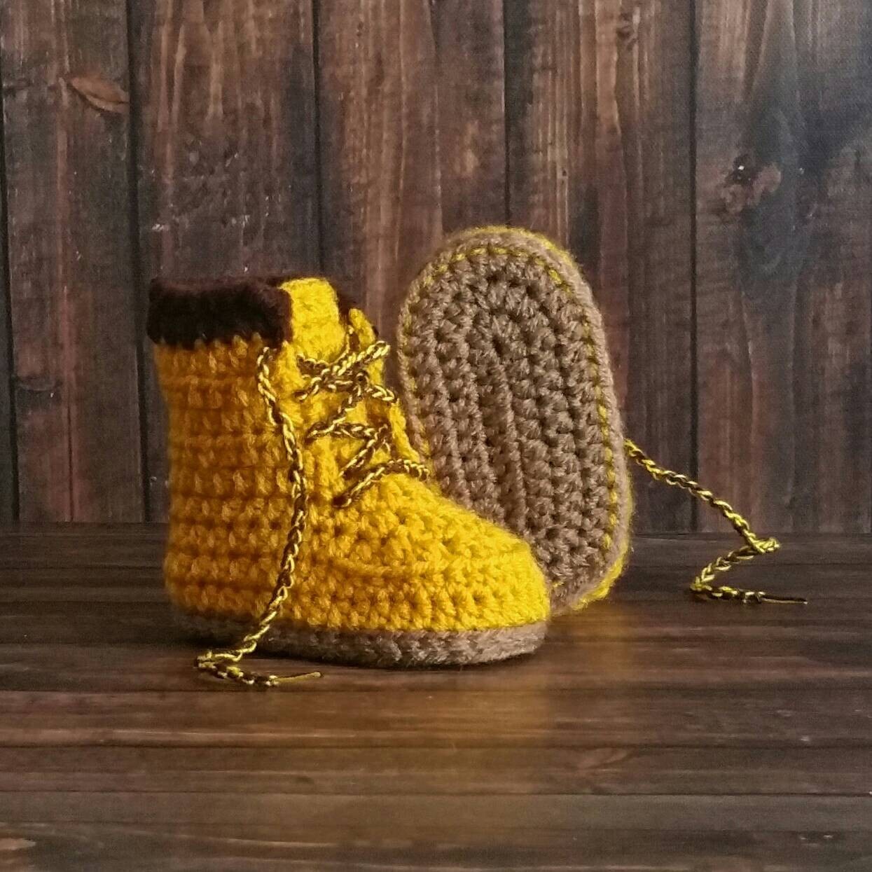 Baby Construction Boots Baby Boy Shoes Newborn Booties Etsy