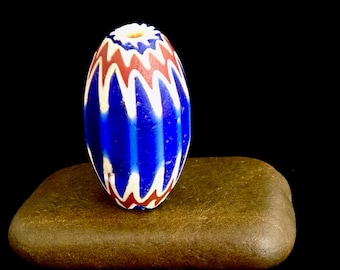 Alte venezianische 6-lagige Chevron-Perle: V 182