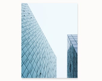 City Sky, Street Photo, Architecture, Iceland Photo, Art Print, Minimal, Wanderlust, mens gift, Architectural Skyscraper Print, Travel Photo