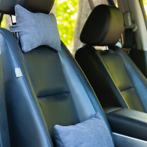 手作りの車用ネックピロー、車用ヘッドレストパッド、ネックサポートクッション