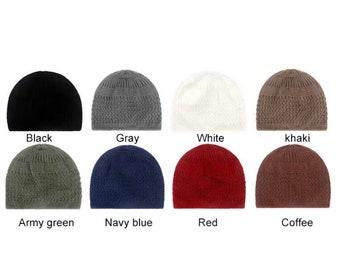 8 Pcs Islamic Arab Crochet Kufi Hat Neutral style knitted Jacquard Prayer Cap Muslim Kufi hat for Men (Set of 8)