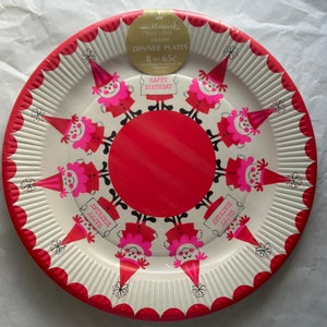 Vintage Party Paper Plate Set - Hallmark Birthday Party