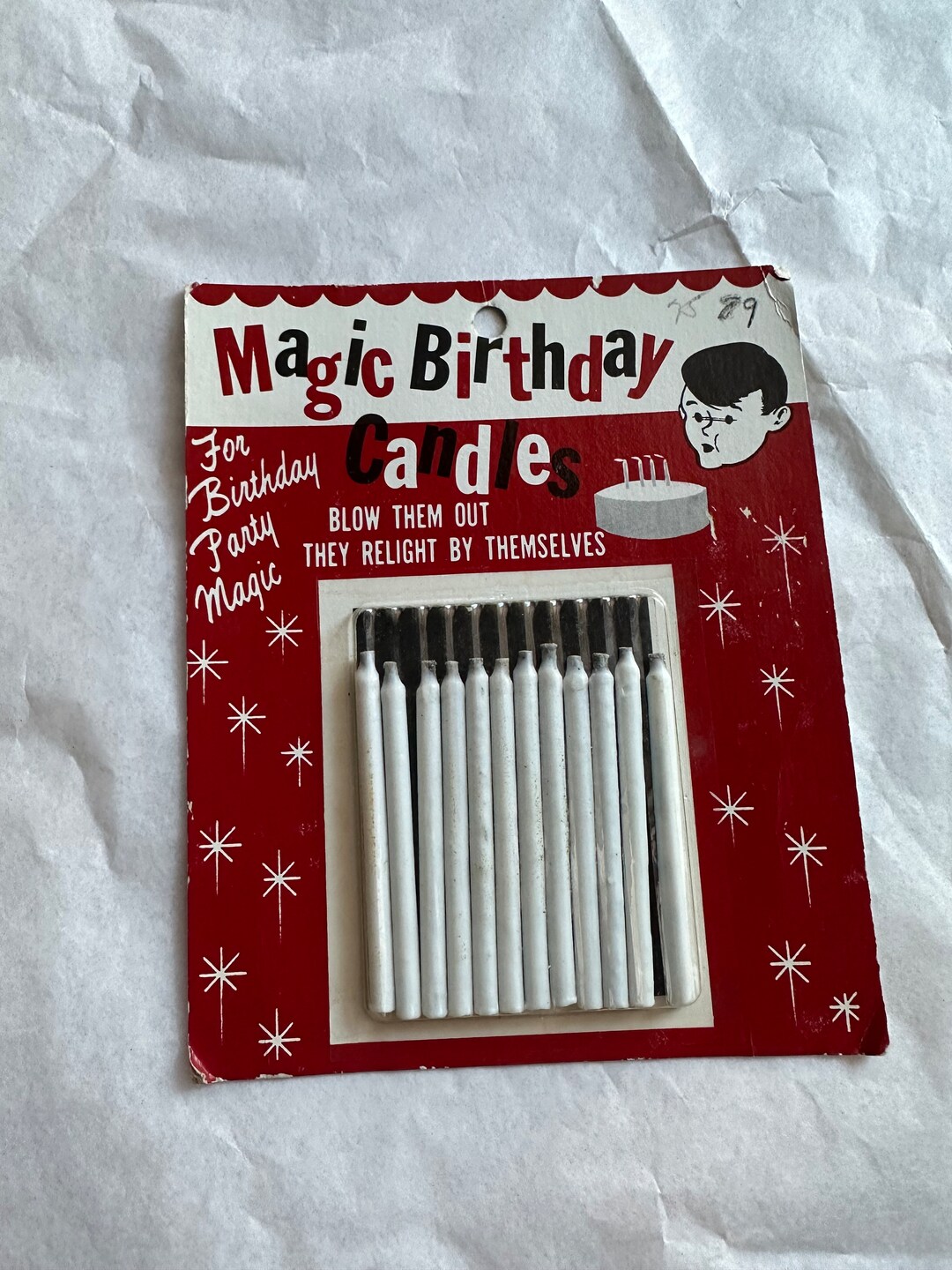 Vintage Magic Birthday Candles Vintage Party Birthday Etsy