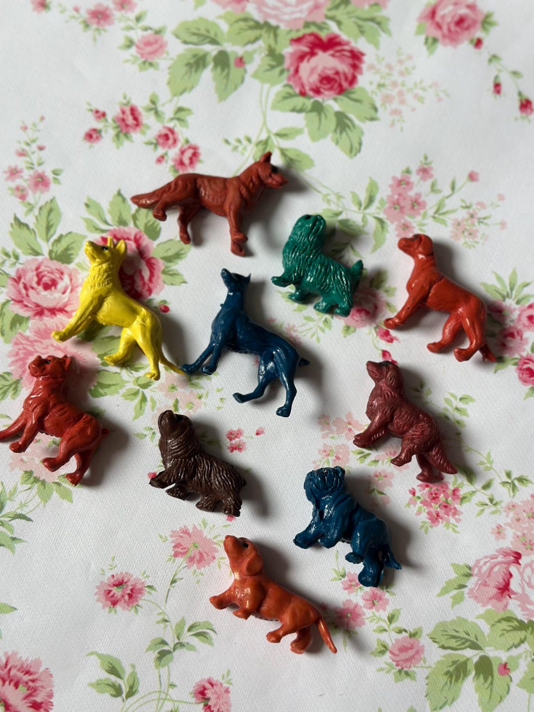 LOT Vintage Plastic Rubber-y Zoo Wild Animals - Etsy