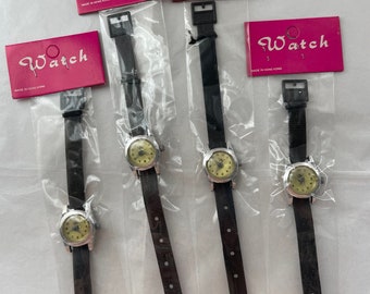 One (1) Vintage Kids Watch - Hong Kong, Party Favor, Novelty Toy