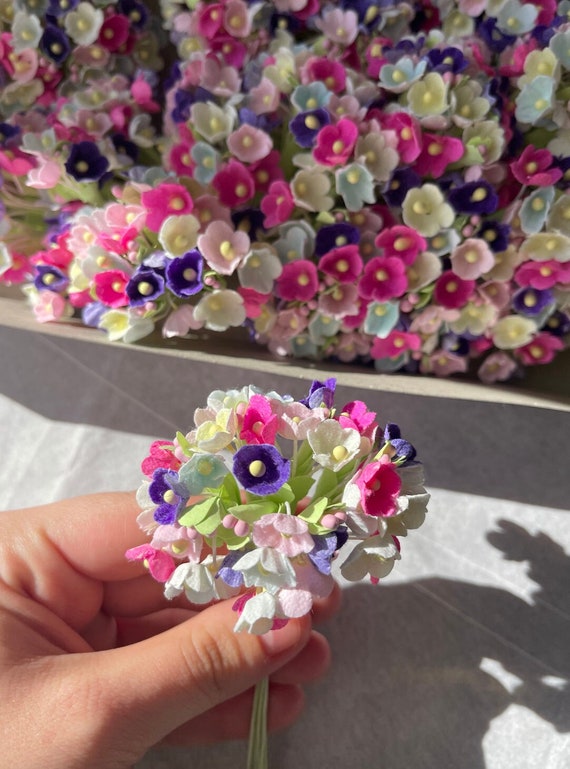 Vintage NOS Millinery Flower Bunch BRIGHT Etsy