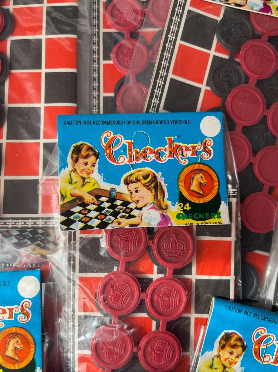 Mini Checkers Vintage NOS Mini Checkers Kids Game - Five and Dime, Novelty, Toy - Etsy