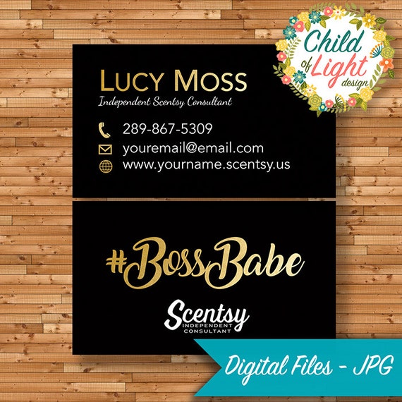 AUTHORIZED SCENTSY VENDOR Business Cards Custom Business