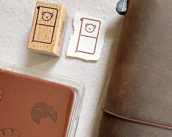 Bear's Travelers Notebook Wooden Stamp