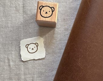 Tampon en bois Ours flou
