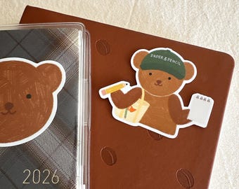 Paper & Pencil: Choco Die Cut Sticker
