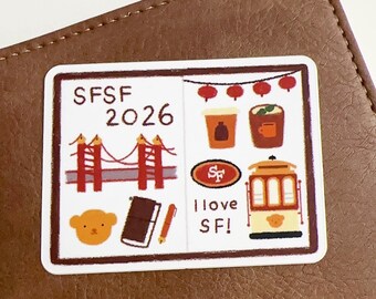 SF Stationery Fest Spread Die Cut Sticker