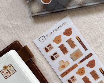 Stickers ours et bureau