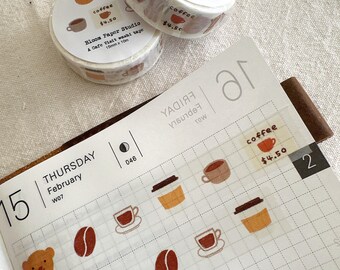 A Cafe Visit Washi Tape