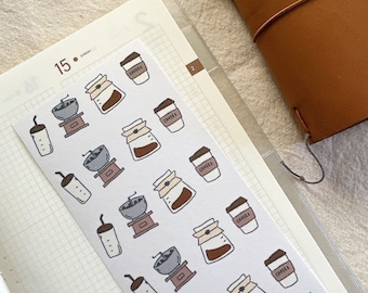 Stickers planificateur Grind and Shine Doodle