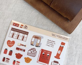 Atlas Stationers Sidewalk Sale Stickers