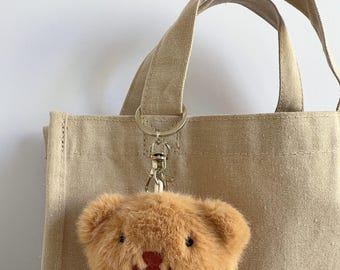 Teddy Plushie Bag Charm Keychain