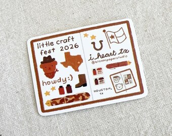 Little Craft Fest Die Cut Stickers
