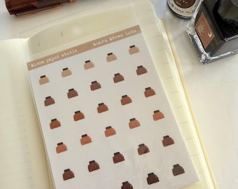 Bear's Brown Inks Stickers