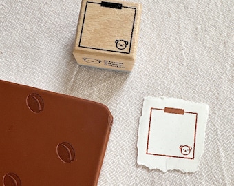 Tampon en bois mémo adhésif