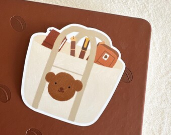 Sticker découpé Choco's pour sac agenda