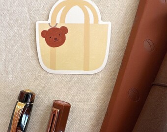 Choco Charm Planner Bag Die Cut Sticker