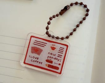 Choco's Planner Spread Acrylic Charm