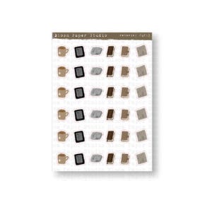Relaxing Icons Doodle Journaling Bullet Journal Planner Stickers