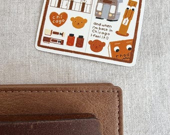 Atlas Sidewalk Sale Planner Spread Die Cut Sticker