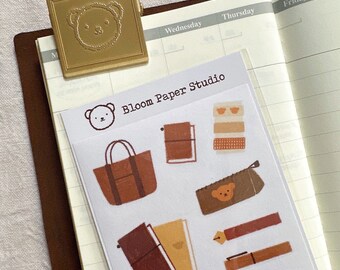 Stickers intérieurs du sac de l'ours