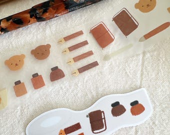 Sticker autocollant découpé en PET