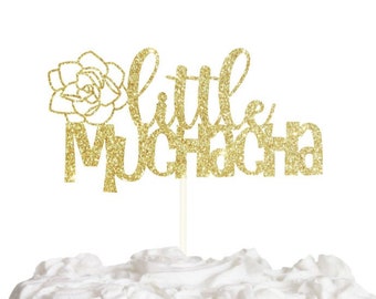 Little Muchacha Cake Topper, Little Senorita Topper, Baby Muchacha on her way, Fiesta Baby Shower, Cactus Baby Shower, Mexican Fiesta!