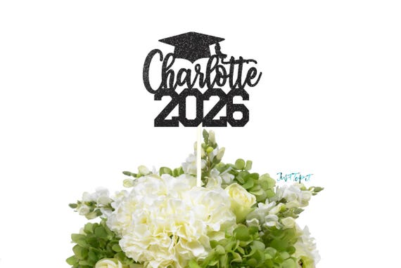 2026 Graduation Centerpiece, Class of 2026, Custom Name 2026, Personalized Graduation 2026 centerpiece, Graduation table decor