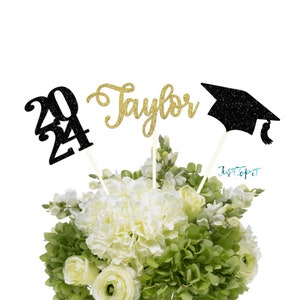 2024 Graduation Centerpiece, Class of 2024, 2024 Centerpiece, Custom Name 2024, Graduation, College, High School, Grad Table Decor!