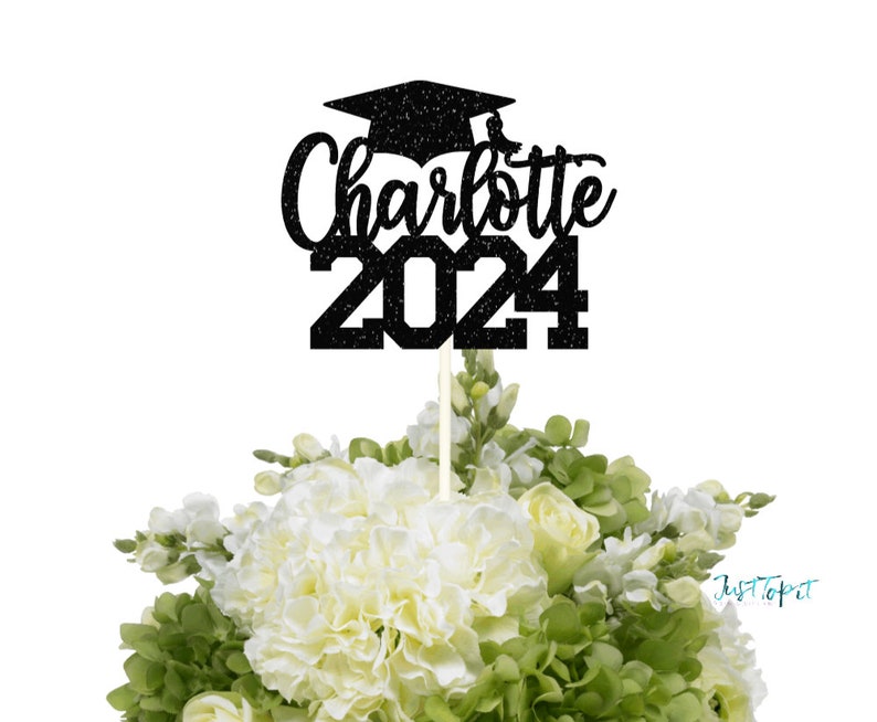 2024 Graduation Centerpiece, 2024 Centerpiece, Class of 2024, Custom Name 2024, Graduation, Graduation centerpiece, Senior 2024 image 1