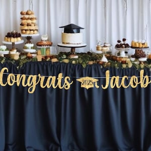 Custom congrats graduation banner, Graduation Banner, Graduation decoration, Graduation 2025, Congratulations, Personalized Grad Banner!