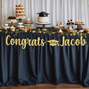 Custom congrats graduation banner, Graduation Banner, Graduation decoration, Graduation 2026, Congratulations, Personalized Grad Banner!