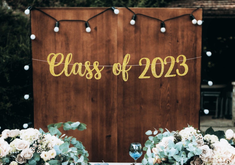 Graduation Banner Class of 2023 Banner Graduate 2023 Banner Etsy