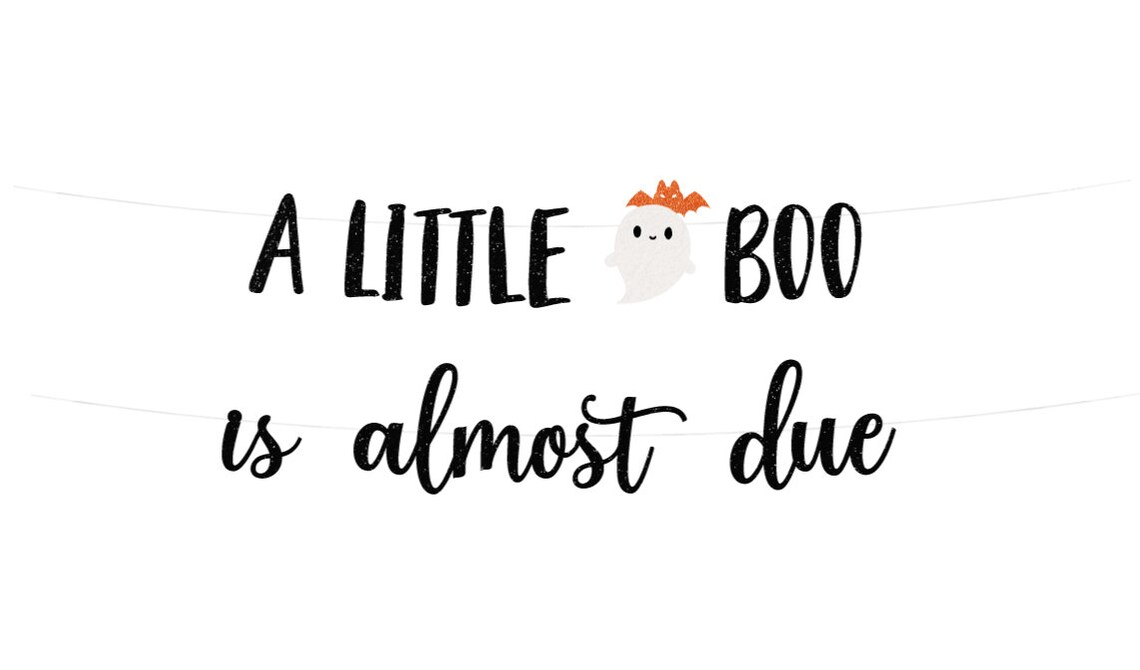 A Little Boo Is Almost Due
 A Little Boo is Almost Due Little Boo Banner Little Boo Etsy